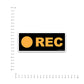 REC Bumper Sticker waterproof vinyl decal for laptop, bike, car & bottle