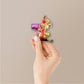 Red Armored Figure Holographic Stickers