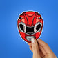 Red Ranger Sticker waterproof vinyl decal for laptop, bike, car & bottle
