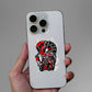Red Sportbike Speedometer Glitter Sticker
