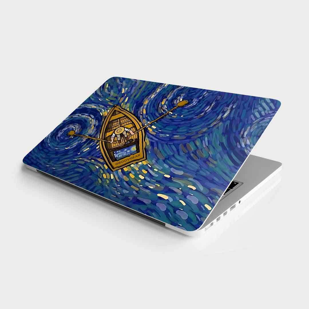 Reflection Laptop skin waterproof vinyl decal for laptop, bike, car & bottle