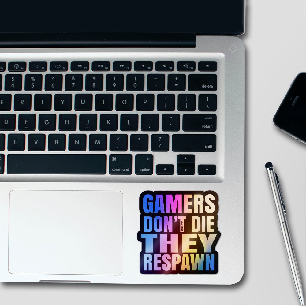 Respawn Sticker Holographic Stickers waterproof vinyl decal for laptop, bike, car & bottle