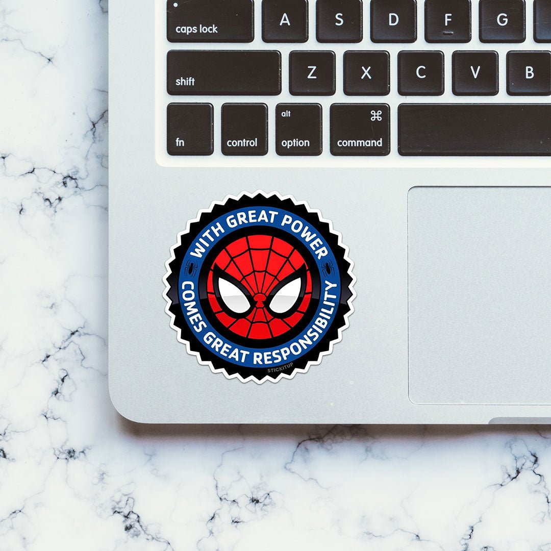 Responsibility Sticker waterproof vinyl decal for laptop, bike, car & bottle