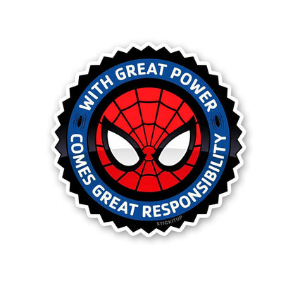Responsibility Sticker waterproof vinyl decal for laptop, bike, car & bottle