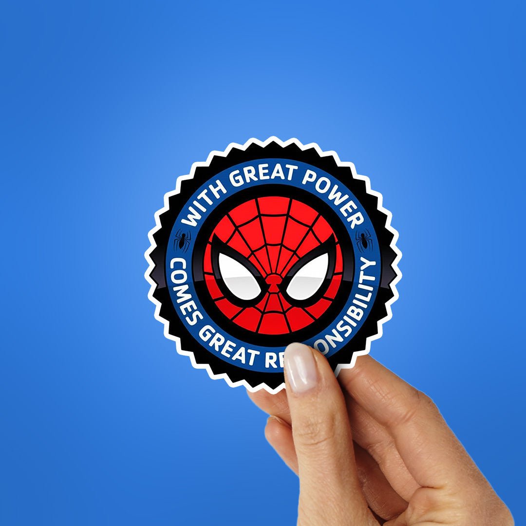 Responsibility Sticker waterproof vinyl decal for laptop, bike, car & bottle