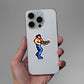 RETRO COMMANDO Sticker waterproof vinyl decal for laptop, bike, car & bottle