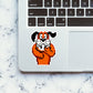 Retro Duck Shooter Sticker