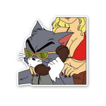 Rich Tom Sticker waterproof vinyl decal for laptop, bike, car & bottle