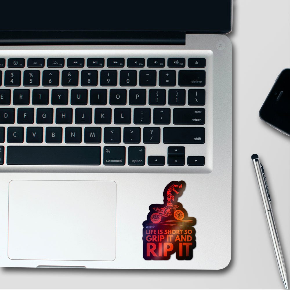 Rip It Sticker Holographic Stickers waterproof vinyl decal for laptop, bike, car & bottle