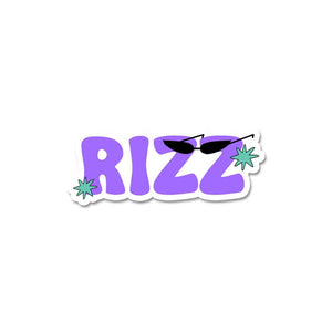 Rizz 0.1 Sticker waterproof vinyl decal for laptop, bike, car & bottle