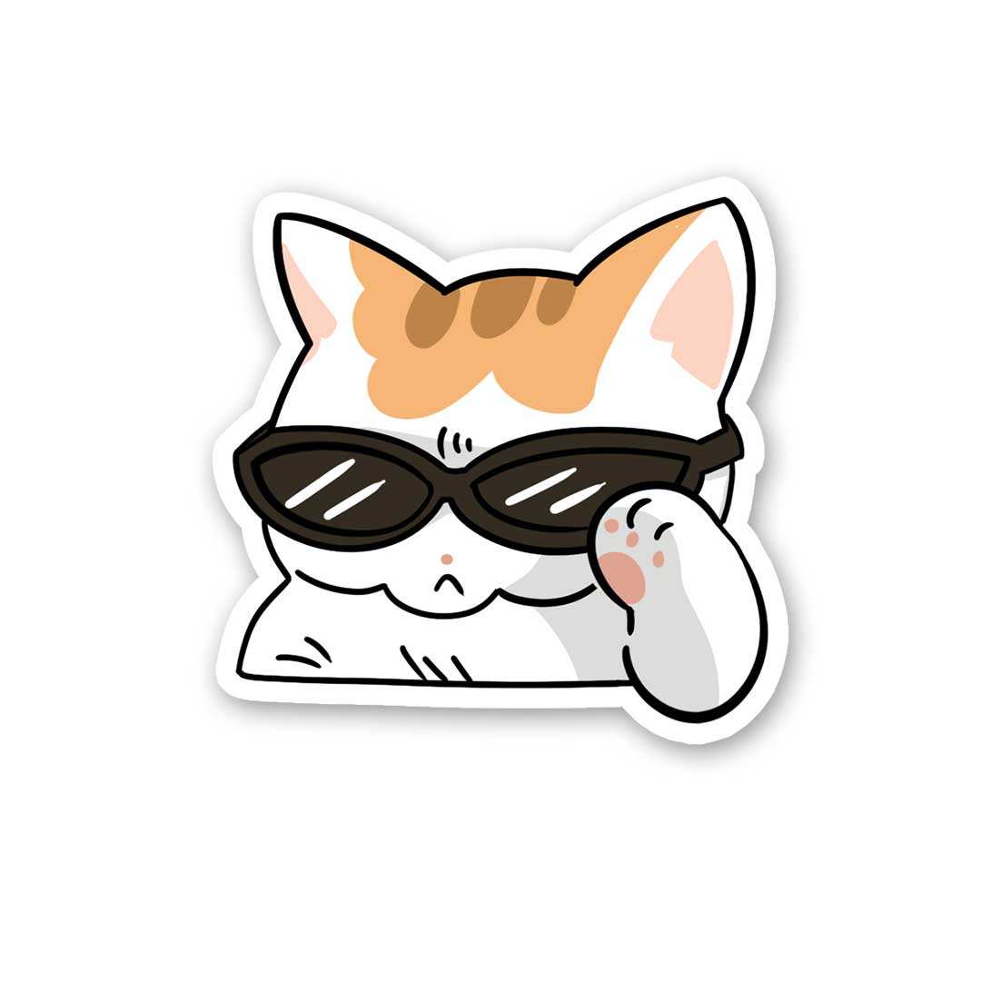 Cat For Profile Rizz Rizz Cat Sticker - Stickers | STICK IT UP