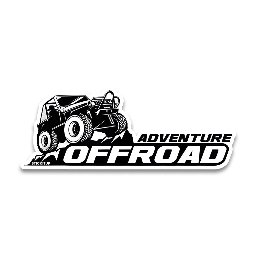 Road Bumper Sticker waterproof vinyl decal for laptop, bike, car & bottle