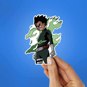 Rock Lee 8 Gates Sticker waterproof vinyl decal for laptop, bike, car & bottle