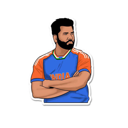 Rohit Sticker waterproof vinyl decal for laptop, bike, car & bottle