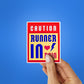 Runner Sticker waterproof vinyl decal for laptop, bike, car & bottle
