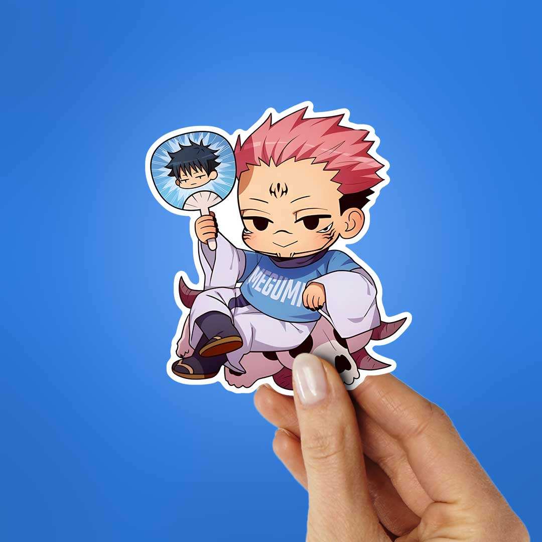 Ryomen Sukuna Chibi Sticker - STICK IT UP