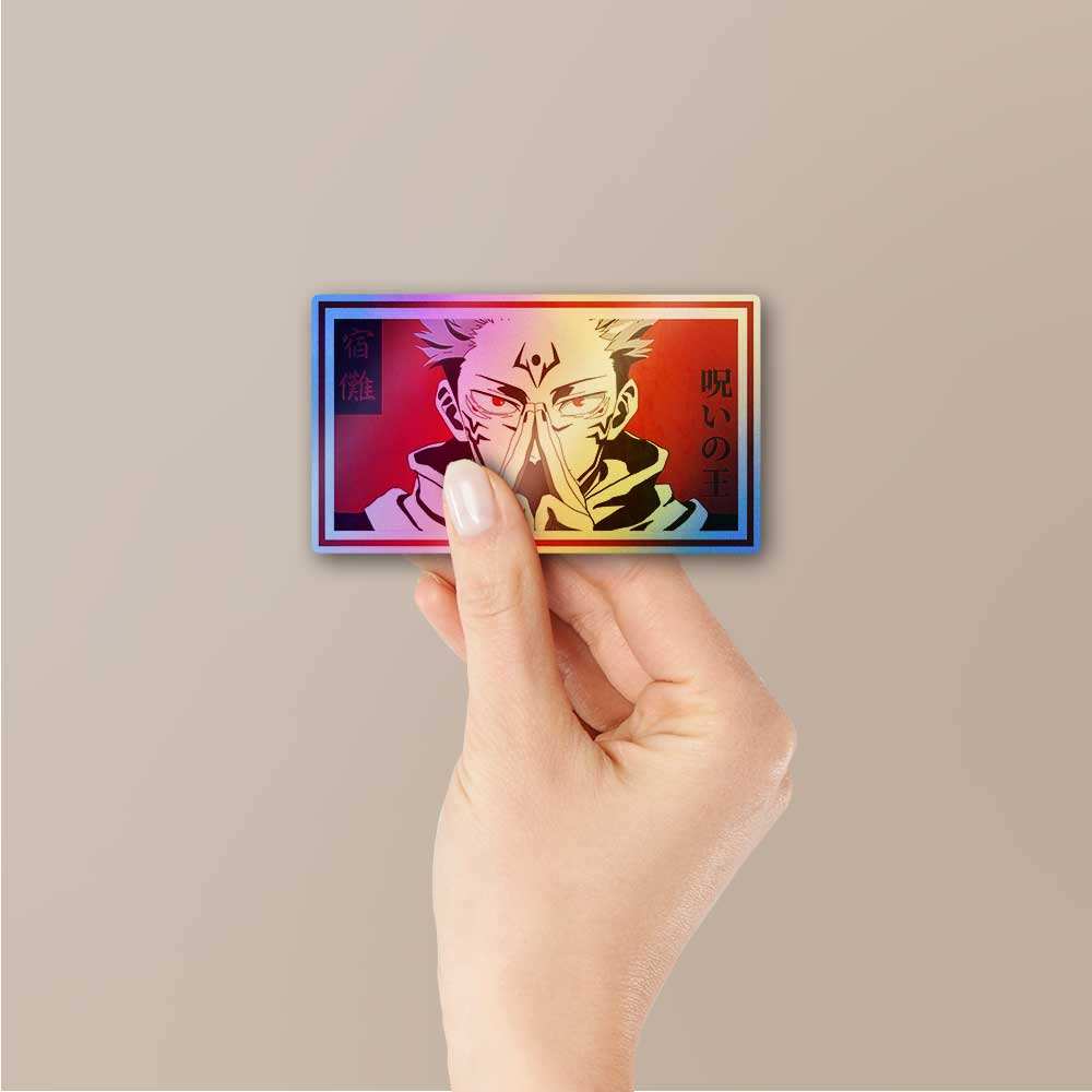 Ryomen Sukuna Holographic Sticker - STICK IT UP