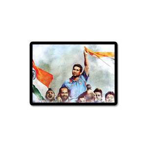 Sachin Sticker waterproof vinyl decal for laptop, bike, car & bottle