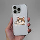 Sad Cat Sticker waterproof vinyl decal for laptop, bike, car & bottle