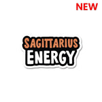 Sagittarius Energy Sticker waterproof vinyl decal for laptop, bike, car & bottle