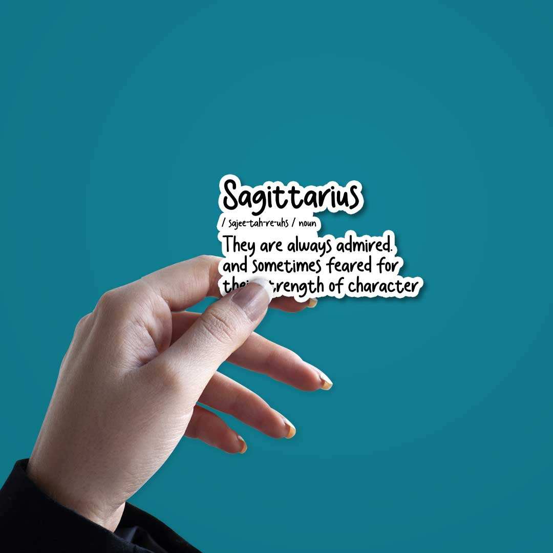 Sagittarius Sticker waterproof vinyl decal for laptop, bike, car & bottle