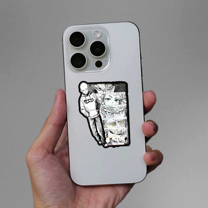 Saitama Artwork Sticker - STICK IT UP