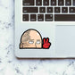 Saitama Peace Sticker waterproof vinyl decal for laptop, bike, car & bottle