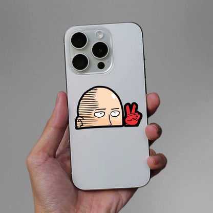 Saitama Peace Sticker - STICK IT UP