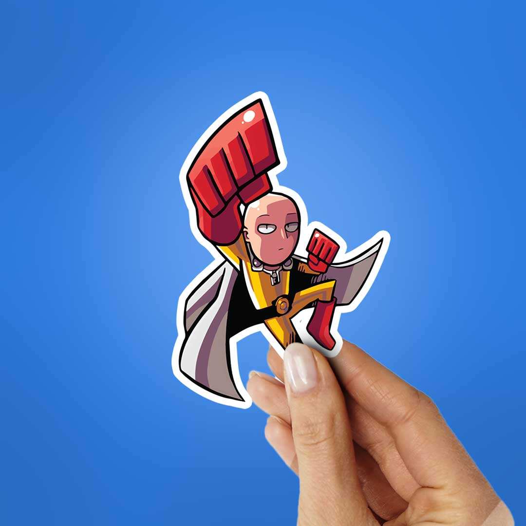 Saitama Punch Sticker - STICK IT UP