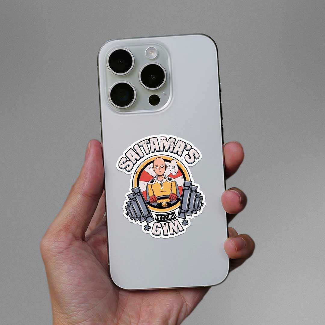 Saitama's Gym Sticker - STICK IT UP