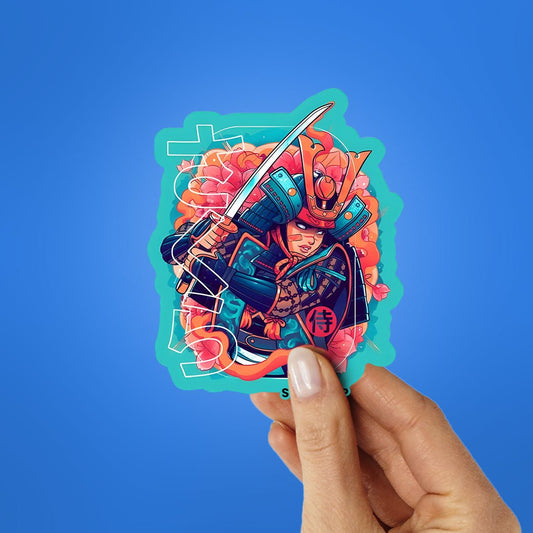 Sakura Samurai 2.0 Sticker - STICK IT UP