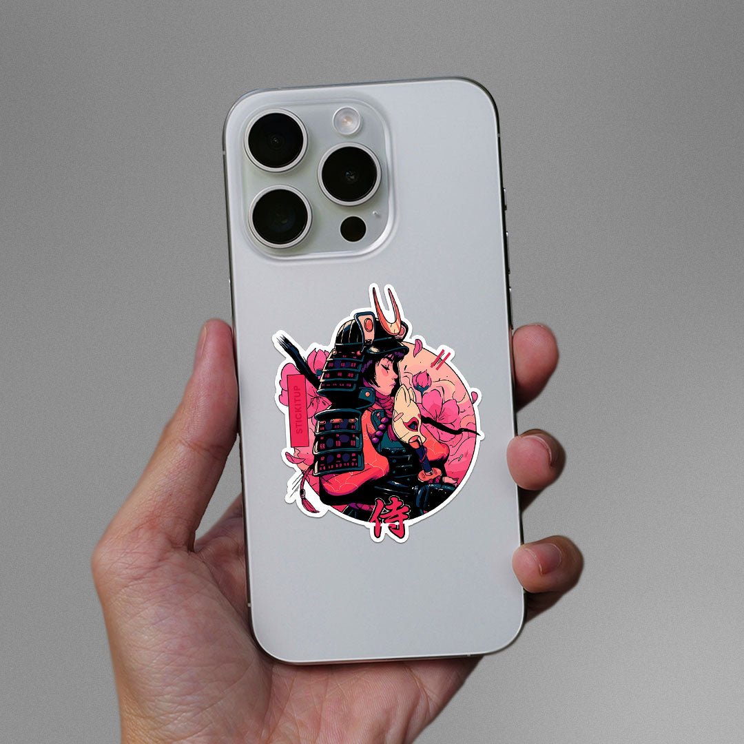 Sakura Samurai Sticker - STICK IT UP