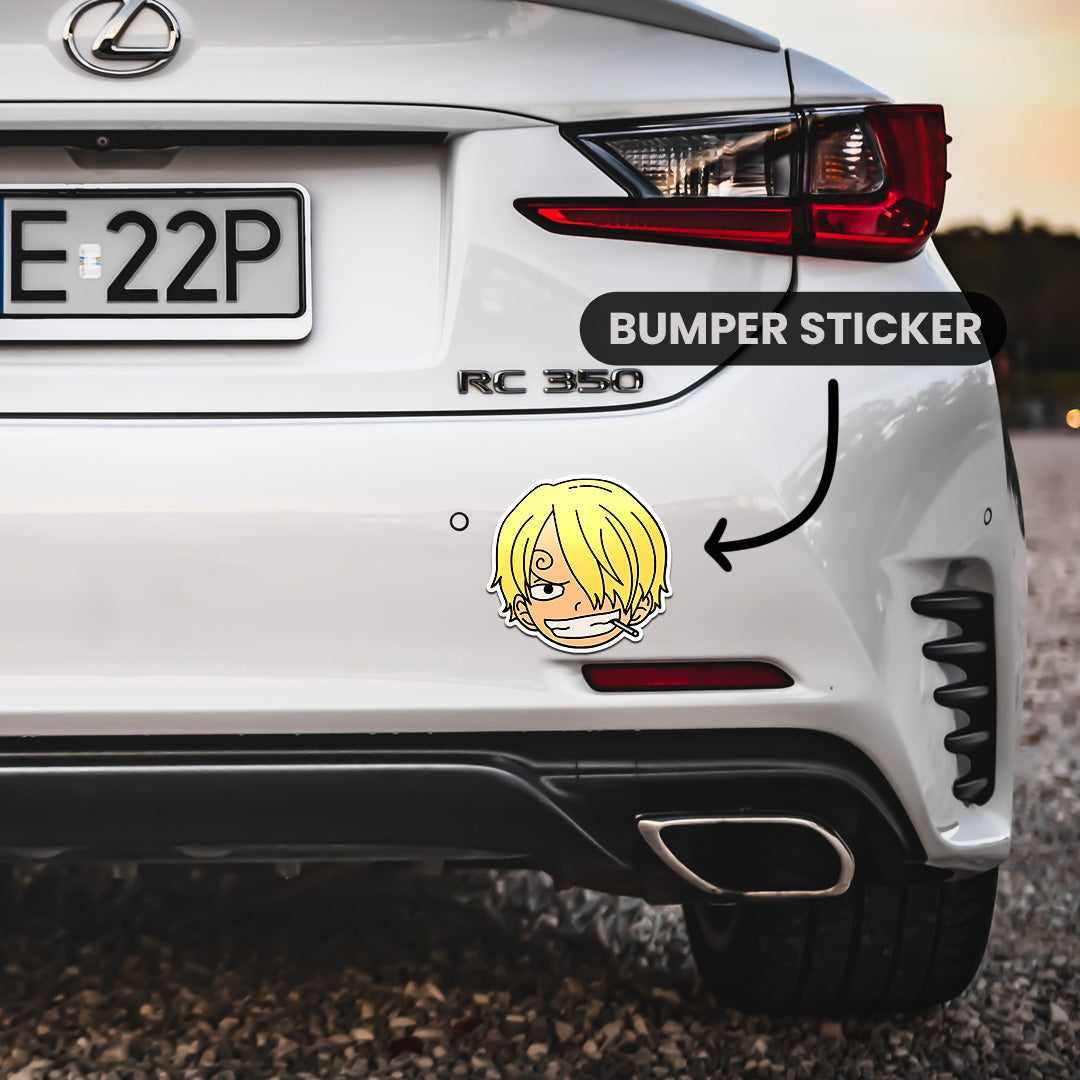 Sangi Bumper Sticker waterproof vinyl decal for laptop, bike, car & bottle
