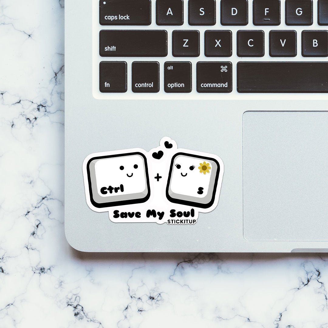 Save My Soul Sticker waterproof vinyl decal for laptop, bike, car & bottle