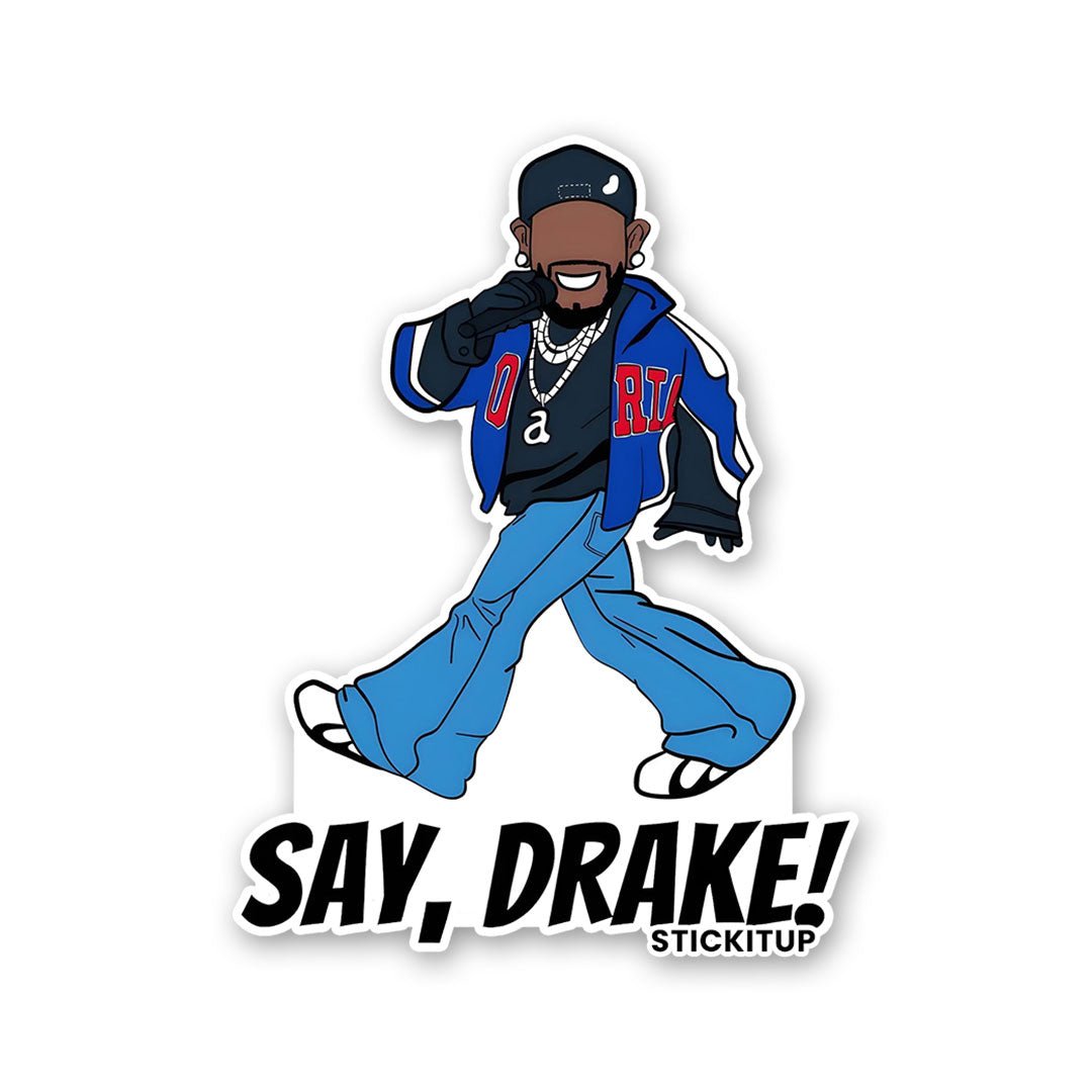 Buy Say Drake Sticker Online | Premium Waterproof Vinyl | STICK IT UP