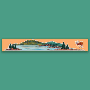 Scenery Infinity Sticker waterproof vinyl decal for laptop, bike, car & bottle
