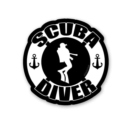 Scuba Diver Sticker - STICK IT UP