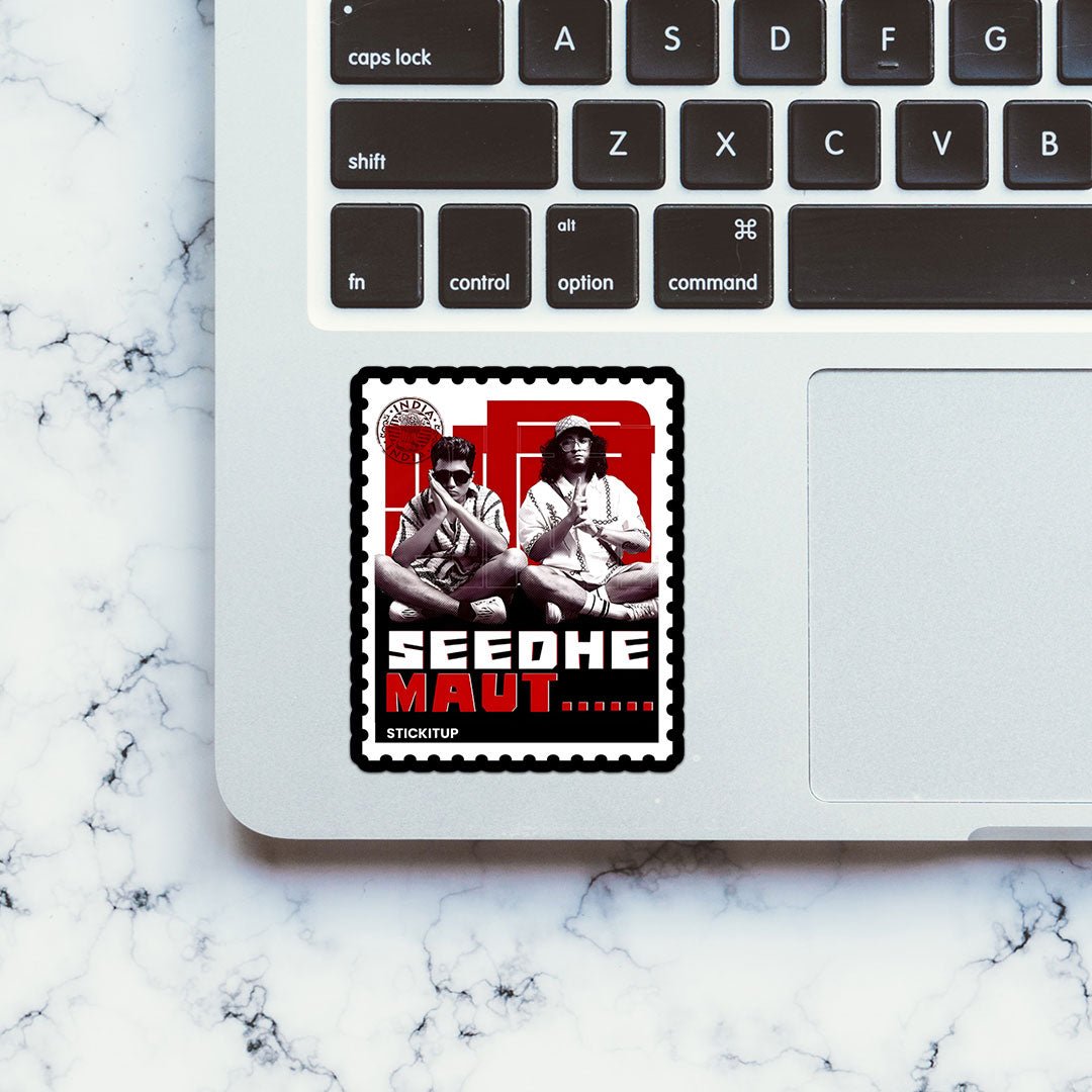 seedhe maut Sticker waterproof vinyl decal for laptop, bike, car & bottle