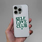 Self Love Club Sticker waterproof vinyl decal for laptop, bike, car & bottle