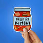 Seoul Kimch Sticker waterproof vinyl decal for laptop, bike, car & bottle