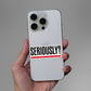 Seriously Sticker