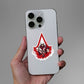 SHADOW ORDER 0.1 Sticker waterproof vinyl decal for laptop, bike, car & bottle