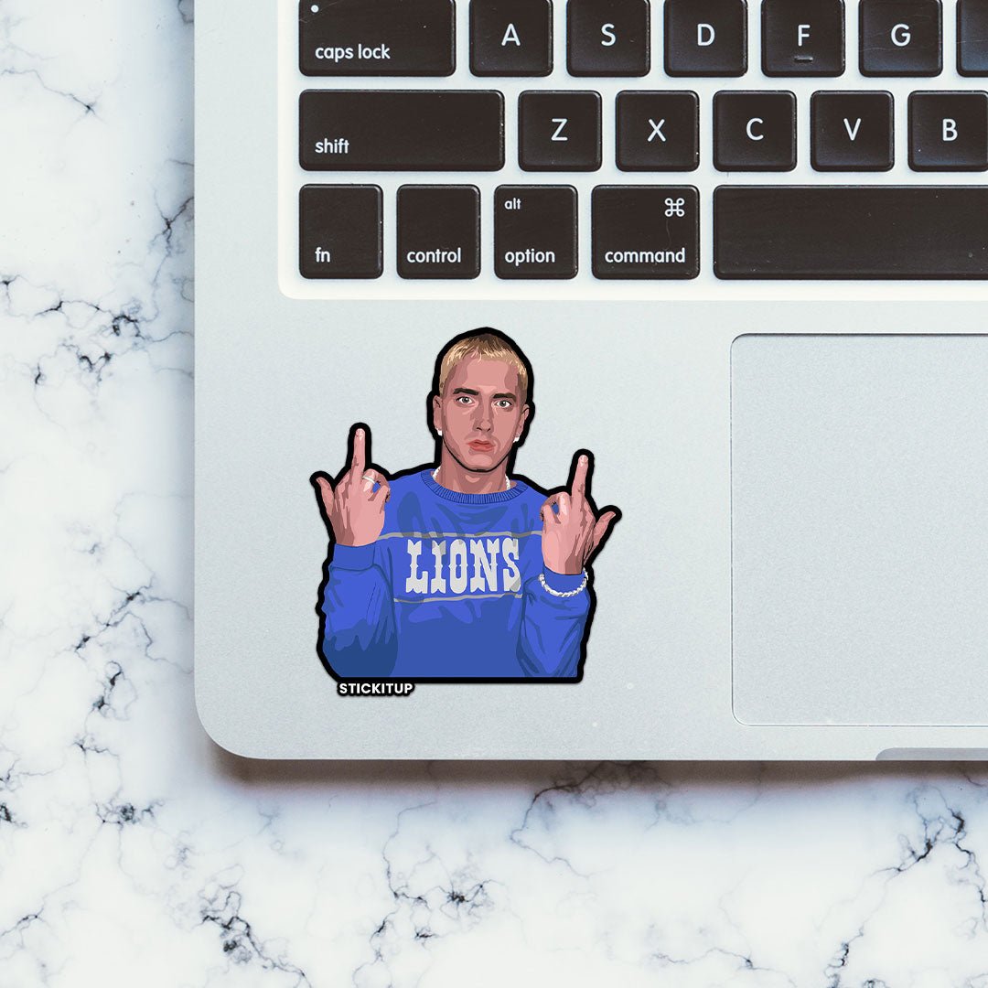 Shady Sticker waterproof vinyl decal for laptop, bike, car & bottle