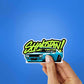 Shakotan Blue Legend Sticker waterproof vinyl decal for laptop, bike, car & bottle