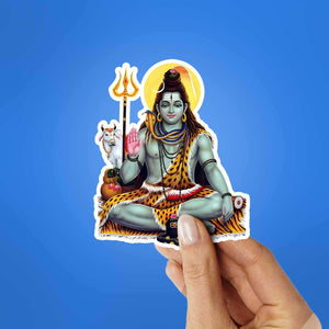 Shankara Sticker waterproof vinyl decal for laptop, bike, car & bottle