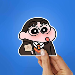 Shin - Potter Sticker waterproof vinyl decal for laptop, bike, car & bottle