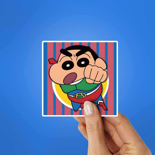 Shinchan Action Kamen Sticker - STICK IT UP