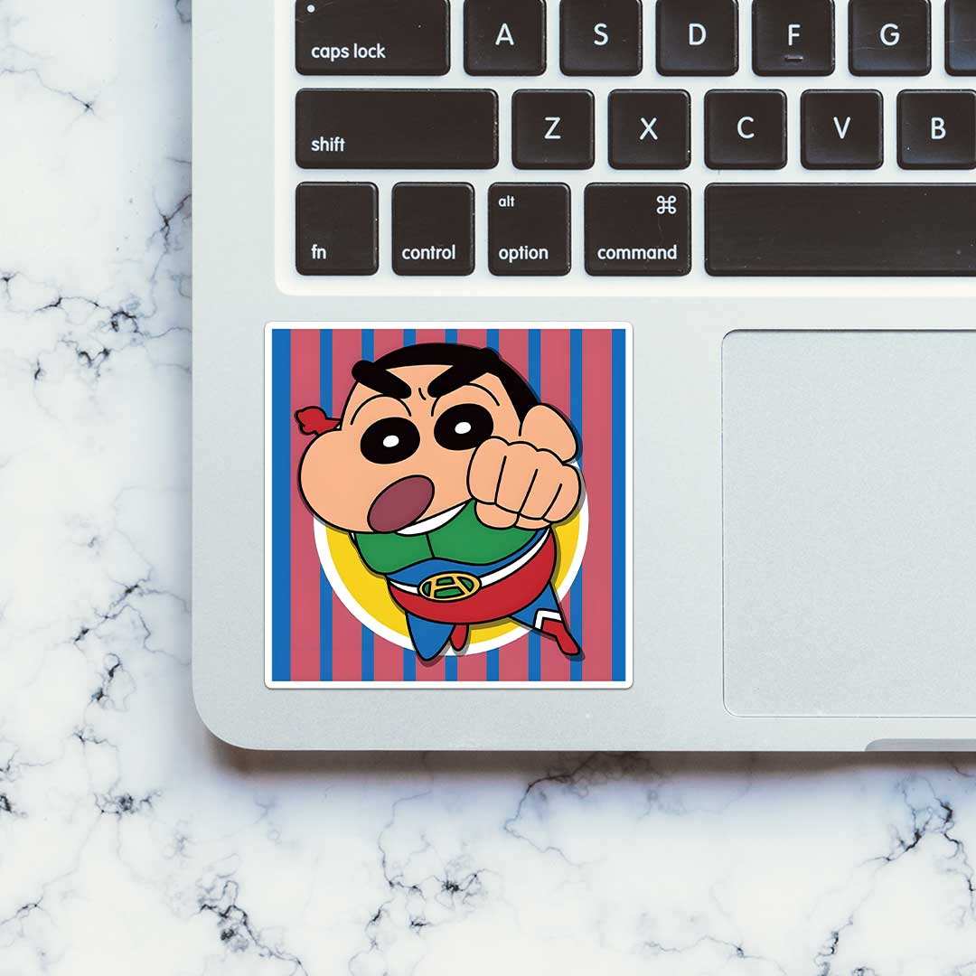 Shinchan Action Kamen Sticker - STICK IT UP