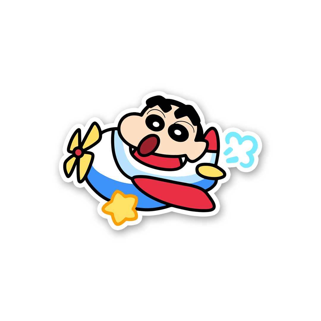 Shinchan Flying Sticker - STICK IT UP