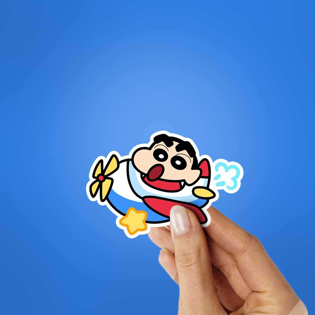 Shinchan Flying Sticker - STICK IT UP
